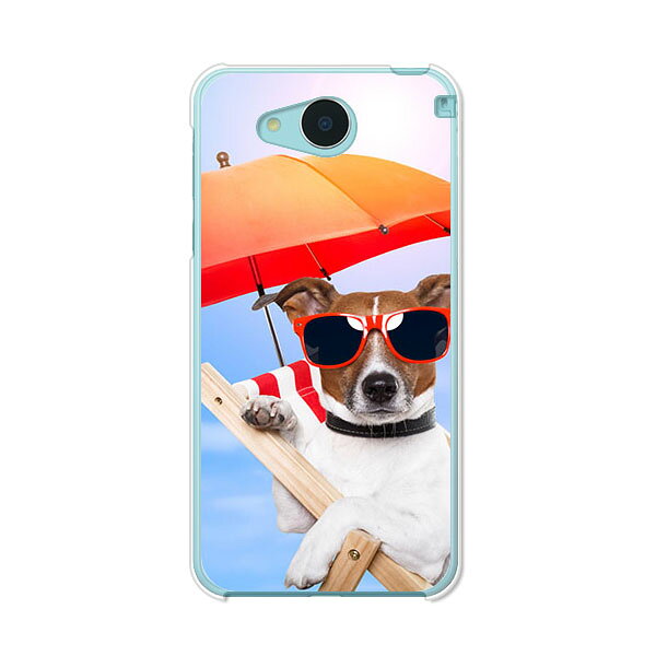 乐天商城 - AQUOS U SHV35 ケース/カバー 【サマーわんこ クリアケース素材】アクオスフォン SHV35 ジャケット AQUOSPHONE SHV35 ケース