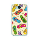 AQUOS U SHV35 ケース/カバー 【海辺のサンダル クリアケース素材】アクオスフォン SHV35 ジャケット AQUOSPHONE SHV35 ケース