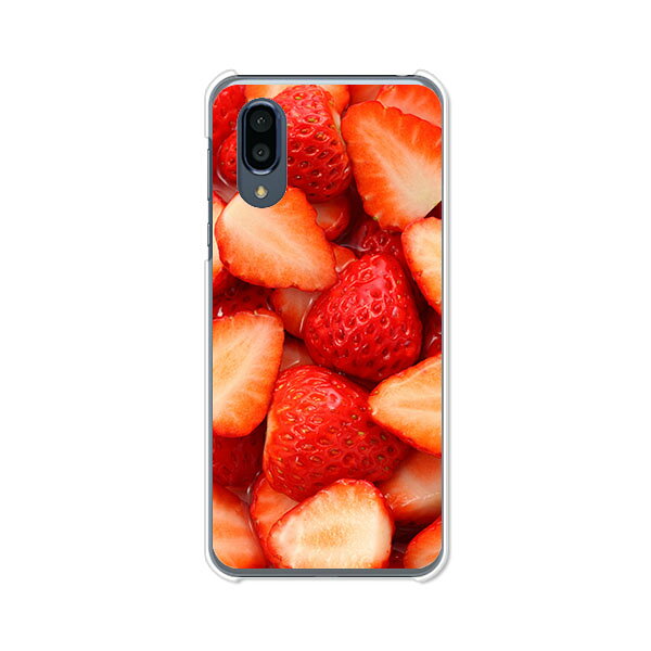 AQUOS sense3 plus サウンド SHV46 / 901SH / SH-M11 / SH-RM11 共通ケース/カバー 【Strawberry クリアケース素材】AQUOSsense3plusハードケース shm11 shrm11 アクオスセンス3プラス スマホケース 携帯ケース