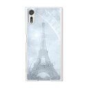Xperia XZ SO-01J / SOV34 / 601SO 共通 ケース/カバー 【エッフェル塔 クリアケース素材】エクスペリア SO01J SOV34 601SO ジャケット XPERIA