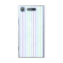 Xperia XZ1 SO-01K/SOV36/701SO 共通 ケース/カバー 【Sストライプ クリアケース素材】ドコモ au ソフトバンク Xperia XZ1 SO-01K/SOV36/701SO カバー スマホケース softbank
