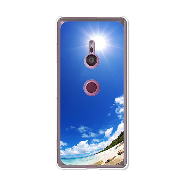 Rakuten - Xperia XZ3 SO-01L/Xperia XZ3 SOV39/Xperia XZ3 801SO 共通ケース/カバー 【ようこそ夏 クリアケース素材】Xperia XZ3 カバー エクスペリアXZ3 エクスペディア docomo au softbank