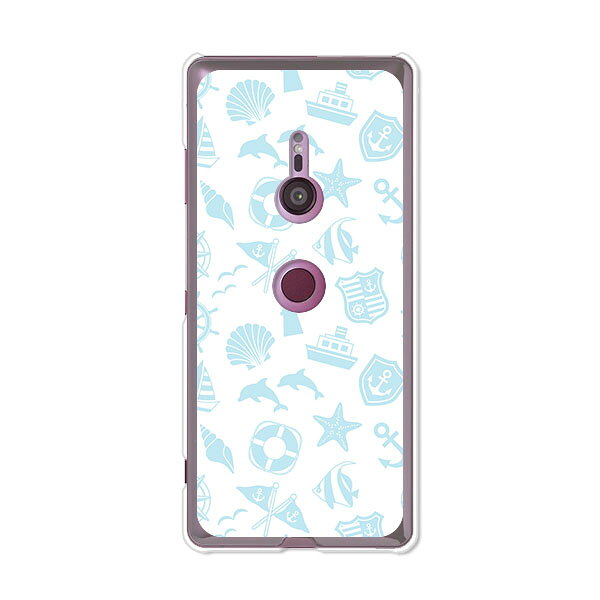 Xperia XZ3 SO-01L/Xperia XZ3 SOV39/Xperia XZ3 801SO 共通ケース/カバー 【マリ...