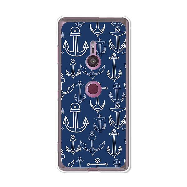 Rakuten - Xperia XZ3 SO-01L/Xperia XZ3 SOV39/Xperia XZ3 801SO 共通ケース/カバー シリコンケースよりもコシがありゴミがつきにくいTPUカバー 【マリン柄2 TPUソフトケース】so01l 保護 docomo au softbank エクスペリアXZ3 ケース