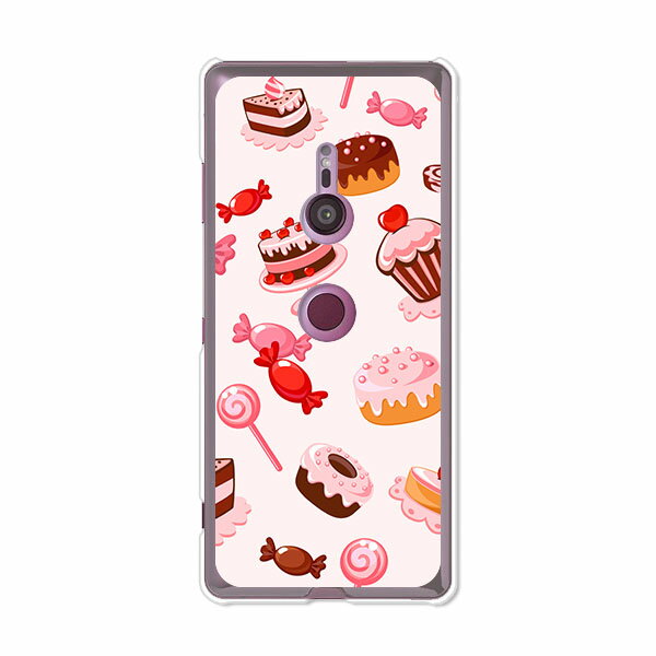 Xperia XZ3 SO-01L/Xperia XZ3 SOV39/Xperia XZ3 801SO 共通ケース/カバー シリコンケースよりもコシがありゴミがつきにくいTPUカバー 【スィーツ TPUソフトケース】so01l 保護 docomo au softbank エクスペリアXZ3 ケース