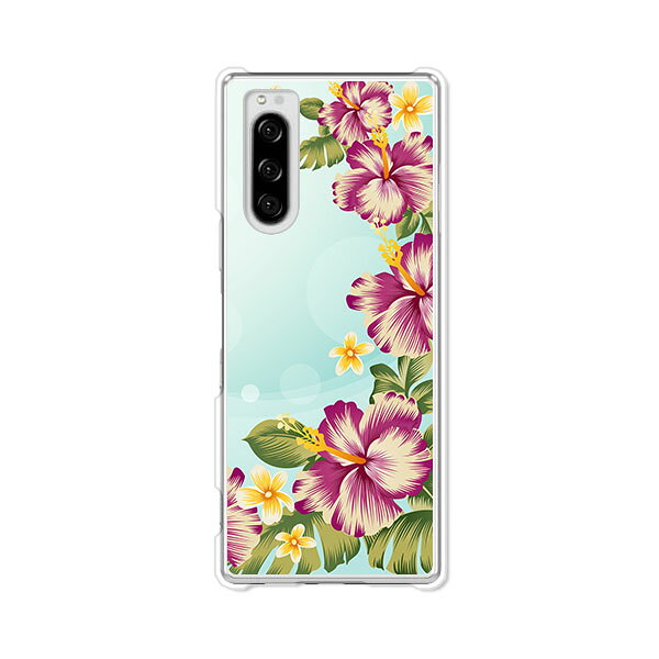 樂天商城 - Xperia 5 SO-01M/SOV41/901SO/J9260共通 ケース/カバー 【南国模様 クリアケース素材】Xperia5スマホケース エクスペリア5カバー エクスペディア ドコモ au ソフトバンク シムフリー 携帯カバー