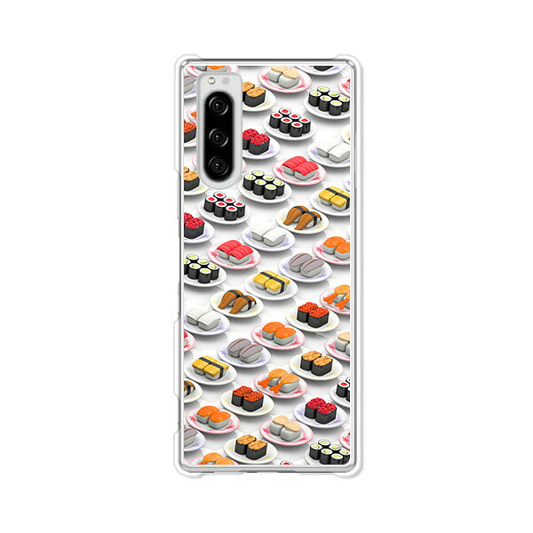 樂天商城 - Xperia 5 SO-01M/SOV41/901SO/J9260共通 ケース/カバー 【寿司ドット クリアケース素材】Xperia5スマホケース エクスペリア5カバー エクスペディア ドコモ au ソフトバンク シムフリー 携帯カバー