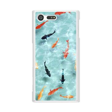 Xperia X Compact SO-02J ケース/カバー 【金魚すくい クリアケース素材】エクスペリア SO02J ジャケット XPERIA docomo