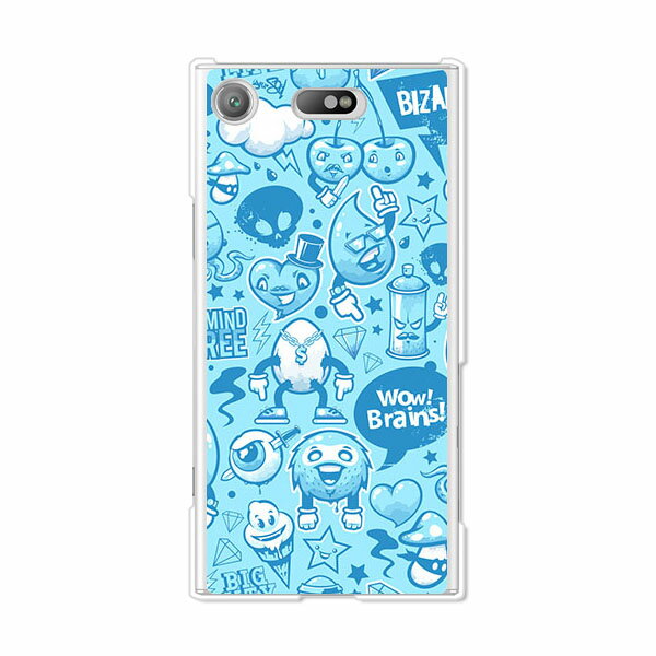 樂天商城 - Xperia XZ1 Compact SO-02K ケース/カバー 【モンスターズ クリアケース素材】Xperia XZ1 Compact カバー エクスペリア XZ1 コンパクト docomo