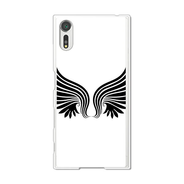 Rakuten - Xperia XZs SO-03J / SOV35 / 602SO 共通 ケース/カバー 【ワンポイント（羽） クリアケース素材】エクスペリア SO03J ジャケット XPERIA スマホケース