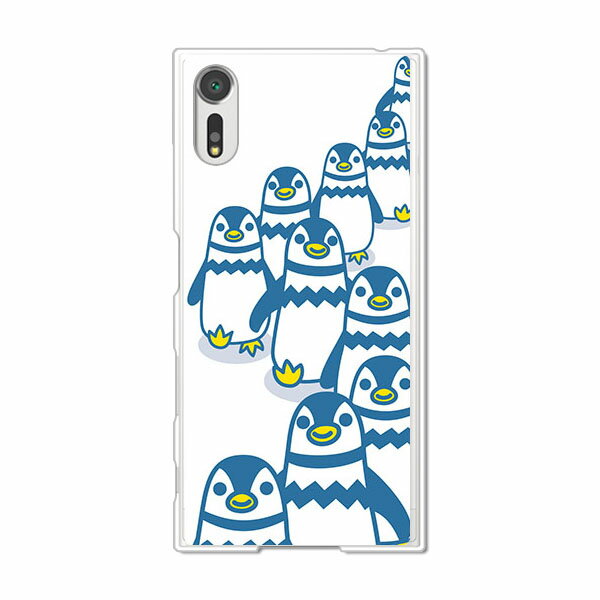 乐天商城 - Xperia XZs SO-03J / SOV35 / 602SO 共通 ケース/カバー 【ペンギンズ クリアケース素材】エクスペリア SO03J ジャケット XPERIA スマホケース