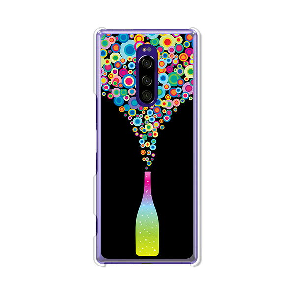 Xperia 1 SO-03L / Xperia 1 SOV40 / Xperia 1 802SO 共通 カバー/ケース シリコンケースよりもコシがありゴミがつきにくいTPUカバー 【スパークリング TPUソフトケース】xperia1 カバー 保護 エクスペリア1 docomo au softbank