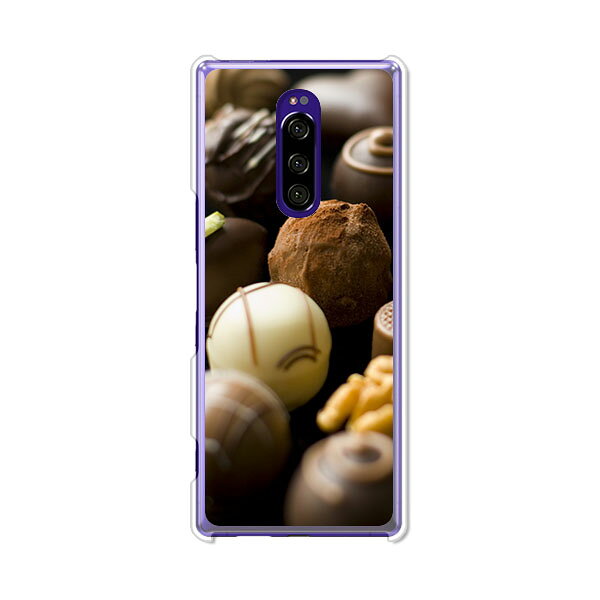 樂天商城 - Xperia 1 SO-03L/SOV40/802SO/J9110/Professional Edition J9150共通ケース/カバー 【チョコレートアソート クリアケース素材】xperia1 so03l カバー エクスペリア1 SO-03L