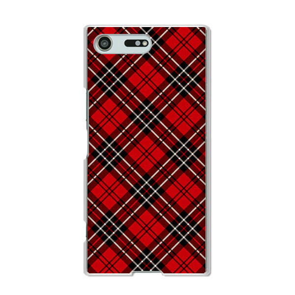 Xperia XZ Premium SO-04J ケース/カバー 【AKチェック クリアケース素材】エクスペリア SO04J ジャケット XPERIA スマホケース