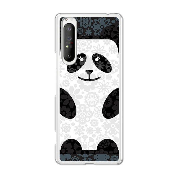 Xperia 1 II SO-51A/SOG01 共通カバー/ケース シリコンケースよりもコシがありゴミがつきにくいTPUカバー 【Cuteパンダ TPUソフトケース】Xperia 1 II ケース SO51A携帯カバー