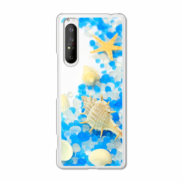 樂天商城 - Xperia 1 II SO-51A/SOG01 共通カバー/ケース シリコンケースよりもコシがありゴミがつきにくいTPUカバー 【浜辺 TPUソフトケース】Xperia 1 II ケース SO51A携帯カバー