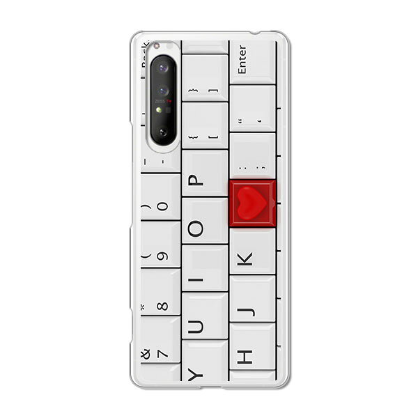 樂天商城 - Xperia 1 II SO-51A/SOG01 共通 ケース/カバー 【L：LOVE KEY クリアケース素材】Xperia1マークツースマホケース エクスペリア1 2 エクスペディアso51a 携帯カバー 携帯ケース