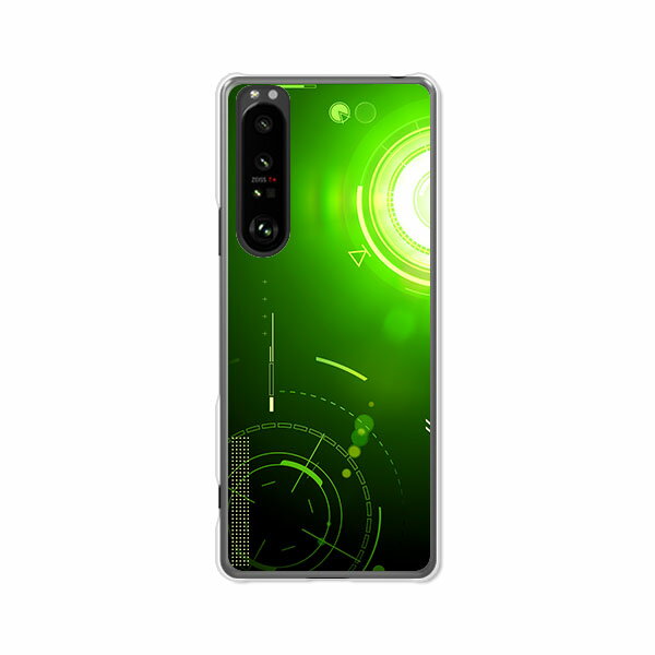 乐天商城 - Xperia 1 III SO-51B / SOG03 /Xperia1 III 共通ケース/カバー 【エレクティカGreen クリアケース素材】エクスペリアワンマークスリーカバー ドコモ so-51b スマホケース Xperia1III携帯ケース