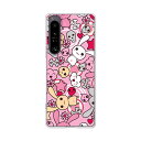 Xperia 1 IV SO-51C / SOG06 / A201SO 共通 カバー/ケース シリコンケースよりもコシがありゴミがつきにくいTPUカバー 【うさぎ うさうさうさうさ TPUソフトケース】Xperia1 IV ケース エクスペリア1 IV xperia1 iv スマホケース 携帯ケース(2)