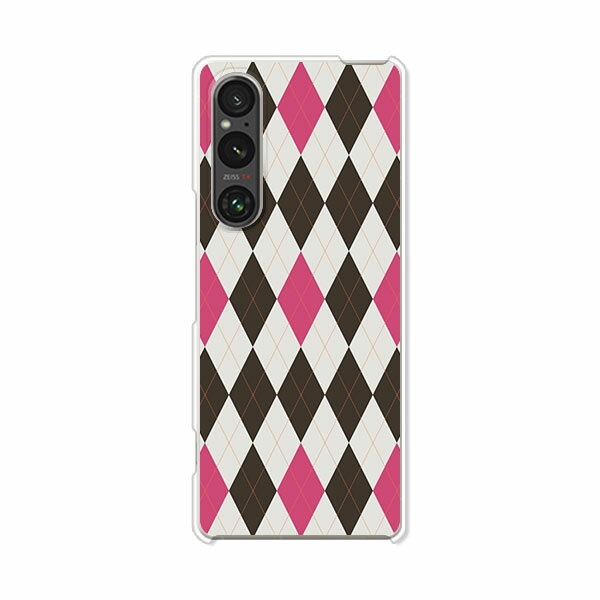 Rakuten - Xperia 1 V SO-51D / SOG10 / A301SO / XQ-DQ44 共通 カバー/ケース シリコンケースよりもコシがありゴミがつきにくいTPUカバー 【アーガイル TPUソフトケース】Xperia1 V ケース エクスペリア1 V xperia1v スマホケース 携帯ケース