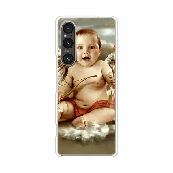 乐天商城 - Xperia 1 V SO-51D / SOG10 / A301SO / XQ-DQ44 共通 ケース/カバー 【Baby Angel クリアケース素材】Xperia1 V ケース エクスペリア1 V xperia1v スマホケース 携帯ケース