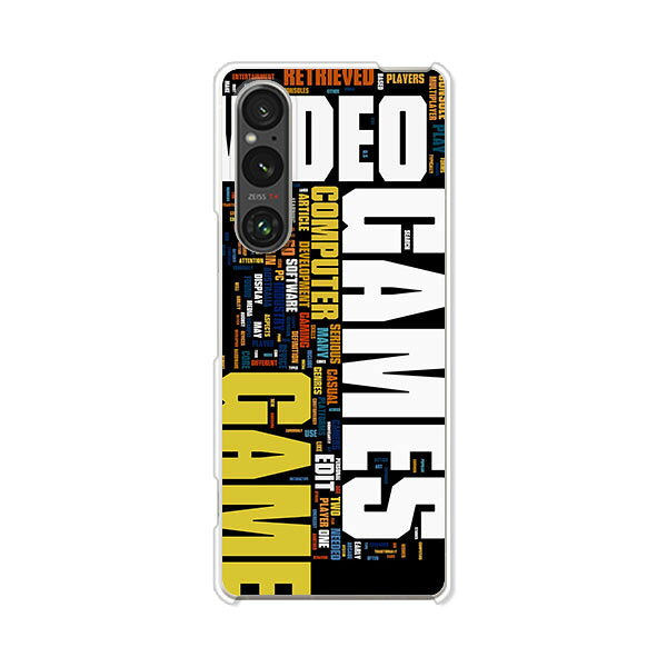 Xperia 1 V SO-51D / SOG10 / A301SO / XQ-DQ44 共通 ケース/カバー 【GAMES クリアケース素材】Xperia1 V ケース エクスペリア1 V xperia1v スマホケース 携帯ケース