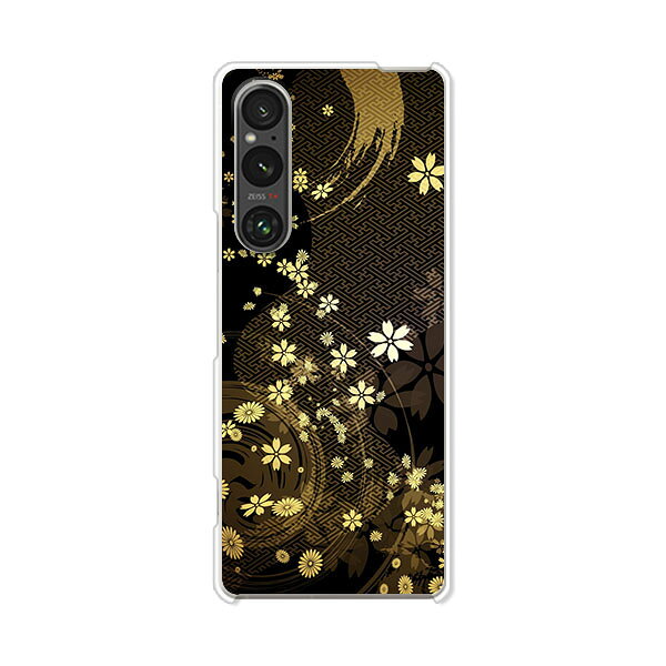 樂天商城 - Xperia 1 V SO-51D / SOG10 / A301SO / XQ-DQ44 共通 ケース/カバー 【舞い散る雅 クリアケース素材】Xperia1 V ケース エクスペリア1 V xperia1v スマホケース 携帯ケース