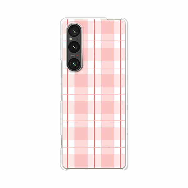 樂天商城 - Xperia 1 V SO-51D / SOG10 / A301SO / XQ-DQ44 共通 ケース/カバー 【ピンキーチェック クリアケース素材】Xperia1 V ケース エクスペリア1 V xperia1v スマホケース 携帯ケース