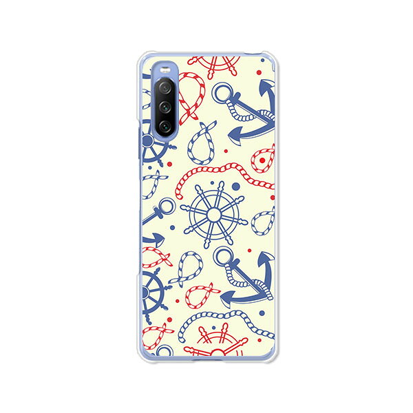 樂天商城 - Xperia 10 III SO-52B / SOG04 / A102SO / Xperia 10 III Lite XQ-BT44 共通カバー/ケース シリコンケースよりもコシがありゴミがつきにくいTPUカバー 【マリン柄2 TPUソフトケース】エクスペリアテンマークスリー スマホケース 携帯ケース