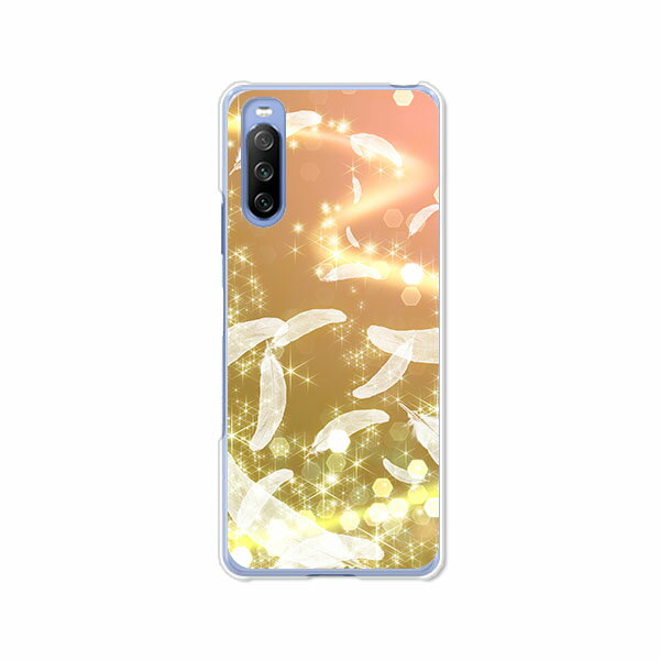Xperia 10 III SO-52B / SOG04 / A102SO / Xperia 10 III Lite XQ-BT44 共通カバー/ケース シリコンケースよりもコシがありゴミがつきにくいTPUカバー 【天使の羽 TPUソフトケース】エクスペリアテンマークスリー スマホケース 携帯ケース