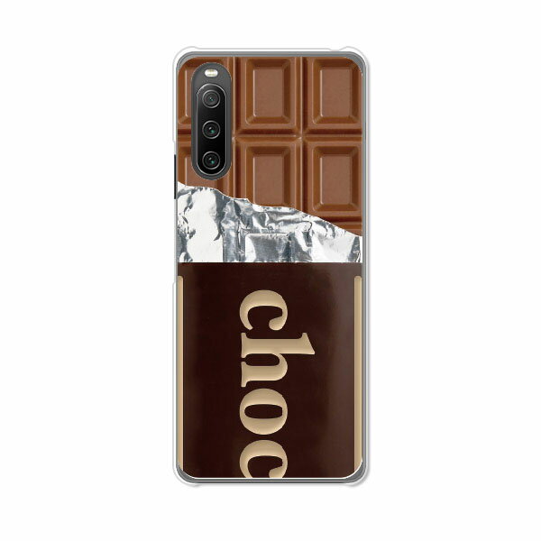 Xperia 10 IV SO-52C/SOG07/A202SO/XQ-CC44 共通 ケース/カバー 【板チョコ クリアケース素材】xperia ..