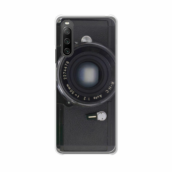 Xperia 10 IV SO-52C/SOG07/A202SO/XQ-CC44 共通 カバー/ケース シリコンケースよりもコシがありゴミがつきにくいTPUカバー 【レトロCamera2 TPUソフトケース】xperia 10 iv ケース エクスペリア10 IV xperia10iv スマホケース 携帯ケース
