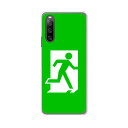 Xperia 10 IV SO-52C/SOG07/A202SO/XQ-CC44 共通 カバー/ケース シリコンケースよりもコシがありゴミがつきにくいTPUカバー 【非常口 TPUソフトケース】xperia 10 iv ケース エクスペリア10 IV xperia10iv スマホケース 携帯ケース