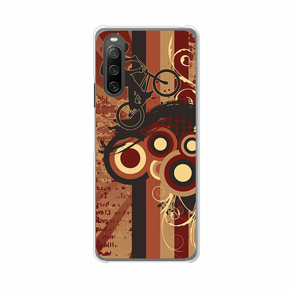 Xperia 10 IV SO-52C/SOG07/A202SO/XQ-CC44 共通 カバー/ケース シリコンケースよりもコシがありゴミがつきにくいTPUカバー 【Ride on BMX TPUソフトケース】xperia 10 iv ケース エクスペリア10 IV xperia10iv スマホケース 携帯ケース