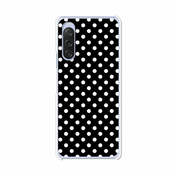 Xperia 10 V SO-52D / SOG11 / XQ-DC44 / Xperia10 V 共通 カバー/ケース シリコンケースよりもコシがありゴミがつきにくいTPUカバー 【WhiteドットS TPUソフトケース】xperia 10 v ケース エクスペリア10 V xperia10v スマホケース 携帯ケース