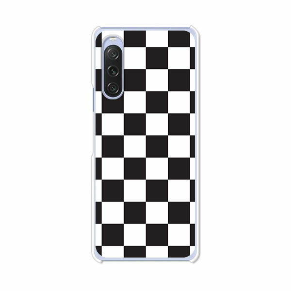 乐天商城 - Xperia 10 V SO-52D / SOG11 / XQ-DC44 / Xperia10 V 共通 カバー/ケース シリコンケースよりもコシがありゴミがつきにくいTPUカバー 【チェッカーフラッグ TPUソフトケース】xperia 10 v ケース エクスペリア10 V xperia10v スマホケース 携帯ケース