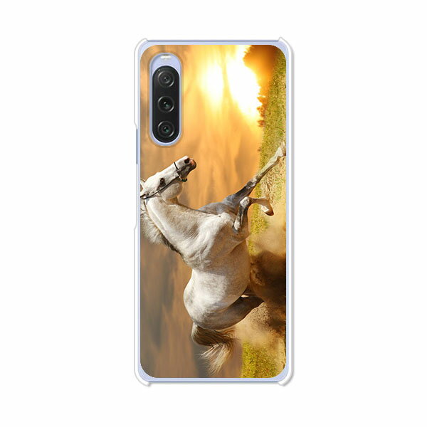 Xperia 10 V SO-52D / SOG11 / XQ-DC44 / Xperia10 V 共通 カバー/ケース シリコンケースよりもコシがありゴミがつきにくいTPUカバー 【駆ける馬 TPUソフトケース】xperia 10 v ケース エクスペリア10 V xperia10v スマホケース 携帯ケース