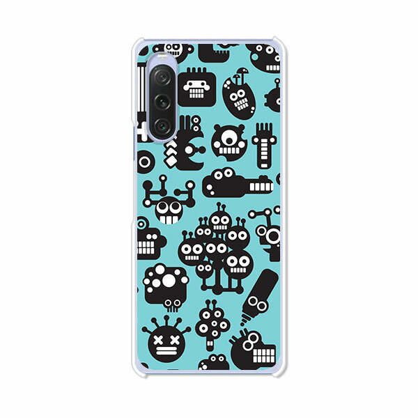 Xperia 10 V SO-52D / SOG11 / XQ-DC44 / Xperia10 V 共通 ケース/カバー 【ウチュウジンライシュウ クリアケース素材】xperia 10 v ケース エクスペリア10 V xperia10v スマホケース 携帯ケース