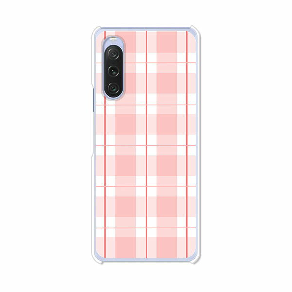 樂天商城 - Xperia 10 V SO-52D / SOG11 / XQ-DC44 / Xperia10 V 共通 カバー/ケース シリコンケースよりもコシがありゴミがつきにくいTPUカバー 【ピンキーチェック TPUソフトケース】xperia 10 v ケース エクスペリア10 V xperia10v スマホケース 携帯ケース
