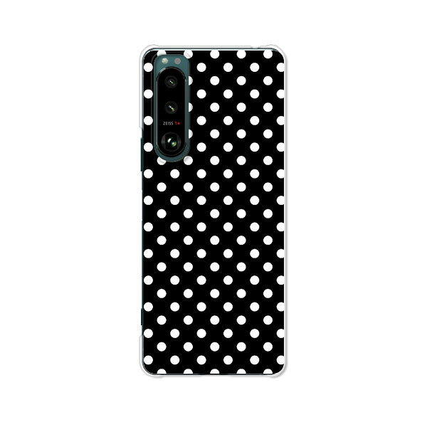 Rakuten - Xperia 5 III SO-53B / SOG05 / A103SO 共通 ケース/カバー 【WhiteドットS クリアケース素材】エクスペリア5IIIケース エクスペディア スマホケース 携帯ケース