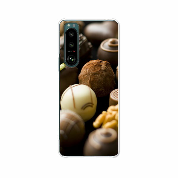 乐天商城 - Xperia 5 III SO-53B / SOG05 / A103SO 共通 カバー/ケース シリコンケースよりもコシがありゴミがつきにくいTPUカバー 【チョコレートアソート TPUソフトケース】エクスペリア5IIIケース エクスペディア スマホケース 携帯ケース