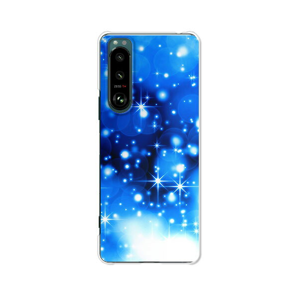 Rakuten - Xperia 5 III SO-53B / SOG05 / A103SO 共通 ケース/カバー 【ブルーフラッシュ クリアケース素材】エクスペリア5IIIケース エクスペディア スマホケース 携帯ケース