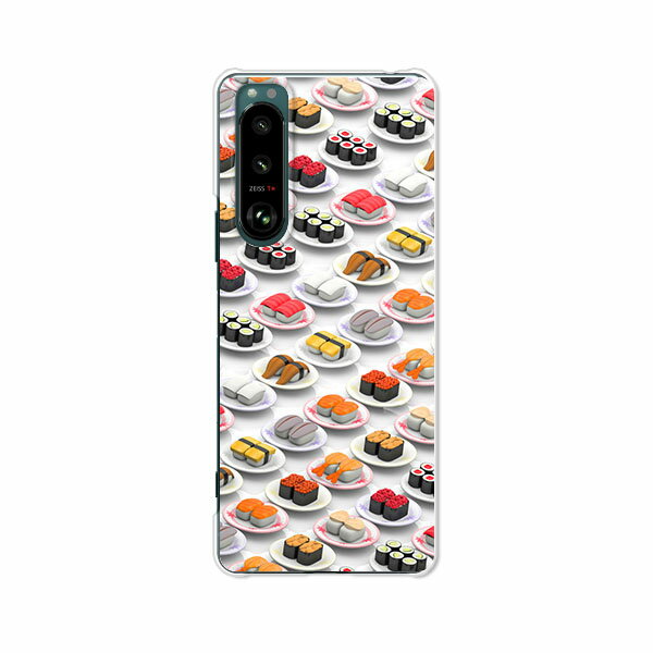 乐天商城 - Xperia 5 III SO-53B / SOG05 / A103SO 共通 ケース/カバー 【寿司ドット クリアケース素材】エクスペリア5IIIケース エクスペディア スマホケース 携帯ケース
