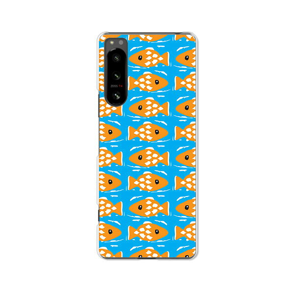 樂天商城 - Xperia 5 IV SO-54C / SOG09 / A204SO / XQ-CQ44 共通 カバー/ケース シリコンケースよりもコシがありゴミがつきにくいTPUカバー 【さかなドット TPUソフトケース】xperia 5 iv ケース エクスペリアファイブフォー xperia5iv スマホケース 携帯ケース