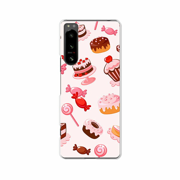 Xperia 5 IV SO-54C / SOG09 / A204SO / XQ-CQ44 共通 カバー/ケース シリコンケースよりもコシがありゴミがつきにくいTPUカバー 【スィーツ TPUソフトケース】xperia 5 iv ケース エクスペリアファイブフォー xperia5iv スマホケース 携帯ケース