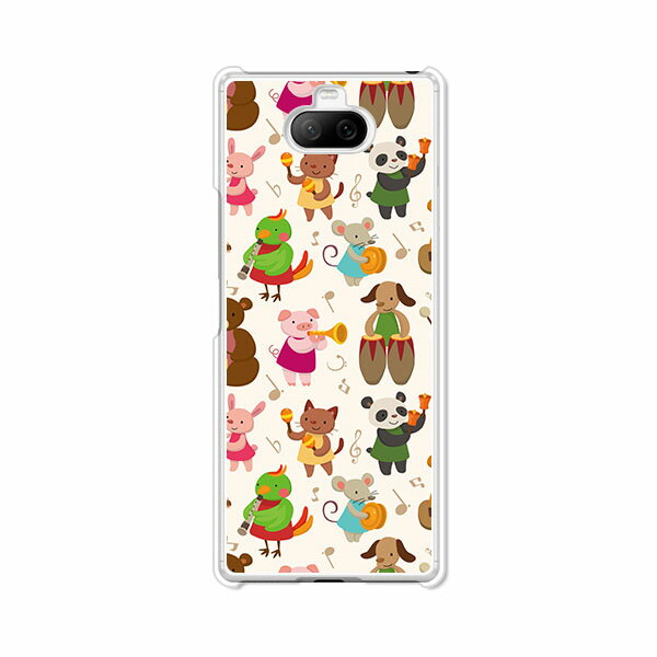 Rakuten - Xperia 8 SOV42/902SO/Xperia 8 Lite J3273共通 ケース/カバー 【動物バンド クリアケース素材】Xperia8sov42ケース Xperia8Lite エクスペリア8カバー エクスペディア 携帯カバー