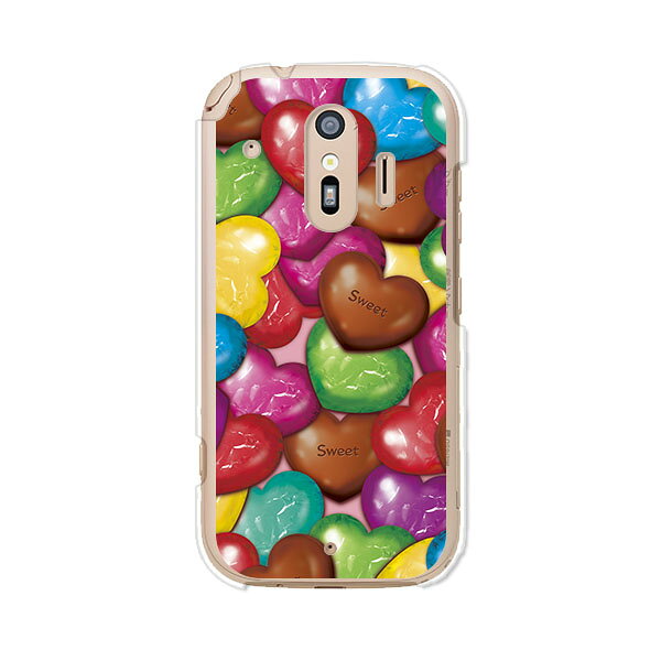 Rakuten - 送料無料 らくらくスマートフォン F-42A / らくらくスマートフォン me F-01L 共通 ケース/カバー 【チョコ】らくらくホンf42aケース f01lケース シリコンケースのような柔らかい携帯カバーも