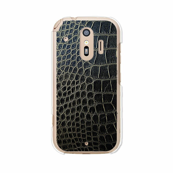 Rakuten - 送料無料 らくらくスマートフォン F-42A / らくらくスマートフォン me F-01L 共通 ケース/カバー 【Crocodile】らくらくホンf42aケース f01lケース シリコンケースのような柔らかい携帯カバーも