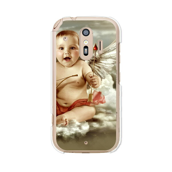 Rakuten - 送料無料 らくらくスマートフォン F-42A / らくらくスマートフォン me F-01L 共通 ケース/カバー 【Baby Angel】らくらくホンf42aケース f01lケース シリコンケースのような柔らかい携帯カバーも