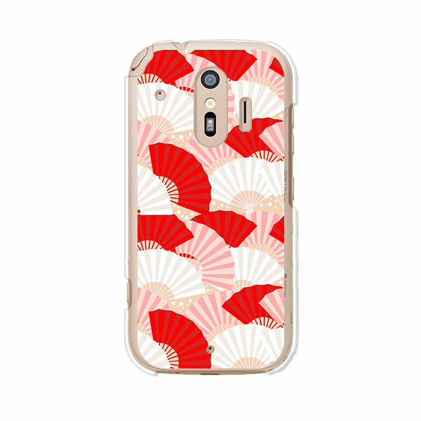 Rakuten - 送料無料 らくらくスマートフォン F-42A / らくらくスマートフォン me F-01L 共通 ケース/カバー 【センス：扇子】らくらくホンf42aケース f01lケース シリコンケースのような柔らかい携帯カバーも